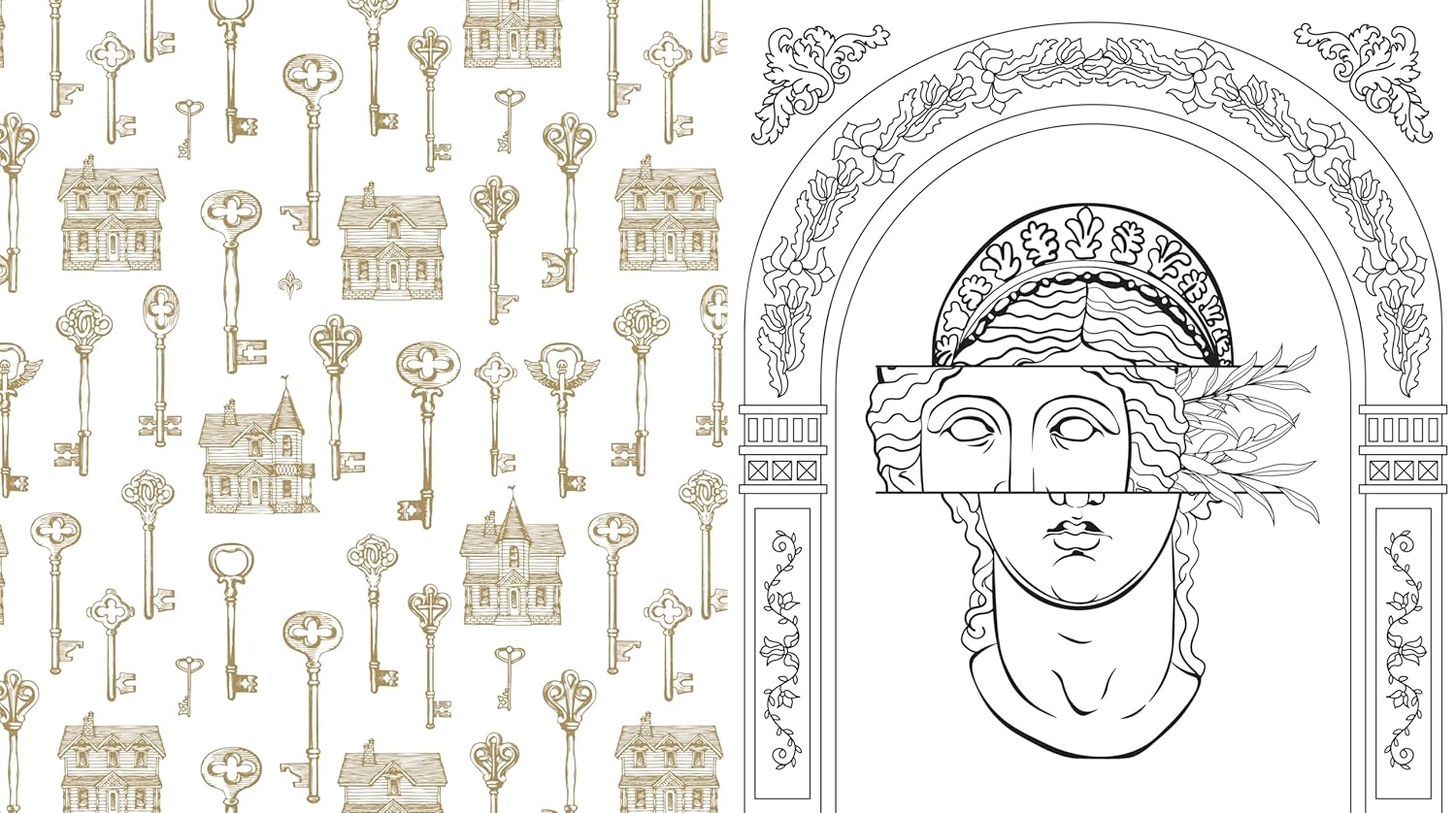 Available 10/07 by Dark Academia Coloring Book by Editors Of Chartwell Books 9780785847908_3