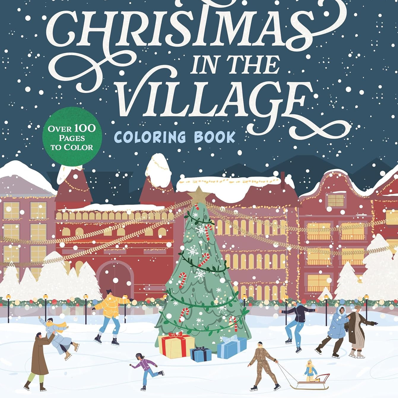 Christmas In The Village Coloring Book by Editors Of Chartwell Books 9780785848189