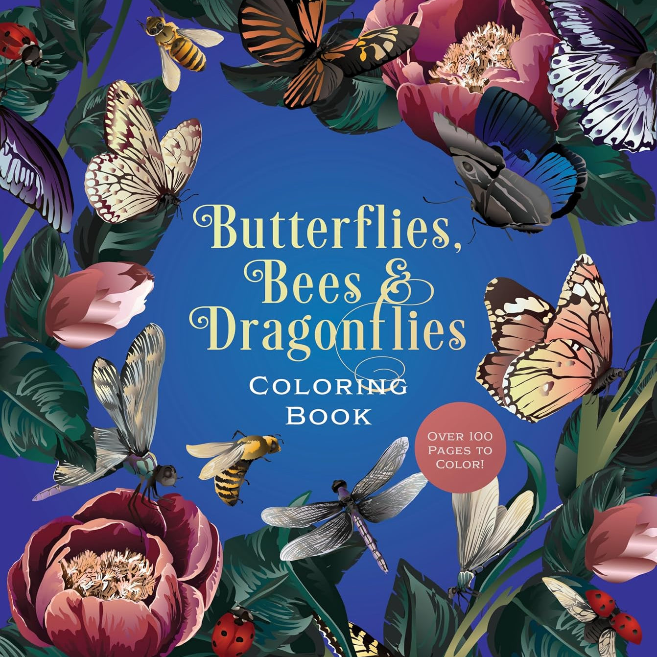 Butterflies, Bees & Dragonflies Coloring Book by Chartwell Books 20 9780785848295_cccb68b1-59a3-46f9-9a13-6bb9ccfcb6f0
