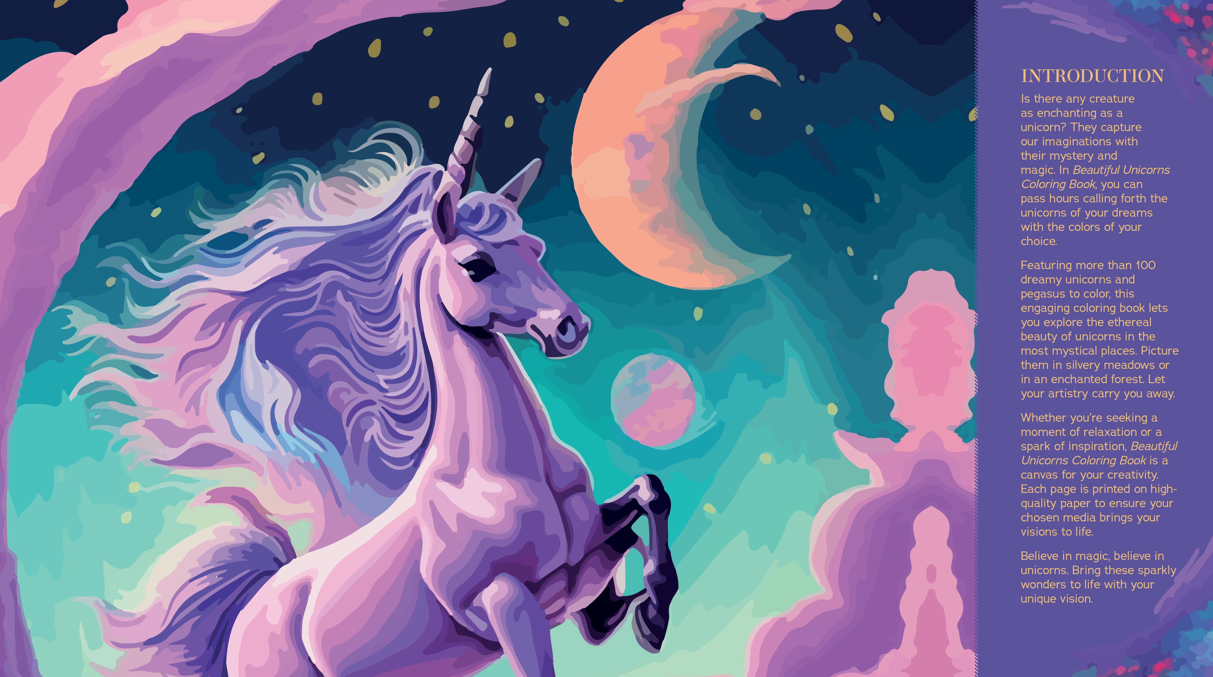 Beautiful Unicorns Coloring Book by Chartwell Books 20 9780785848660_1