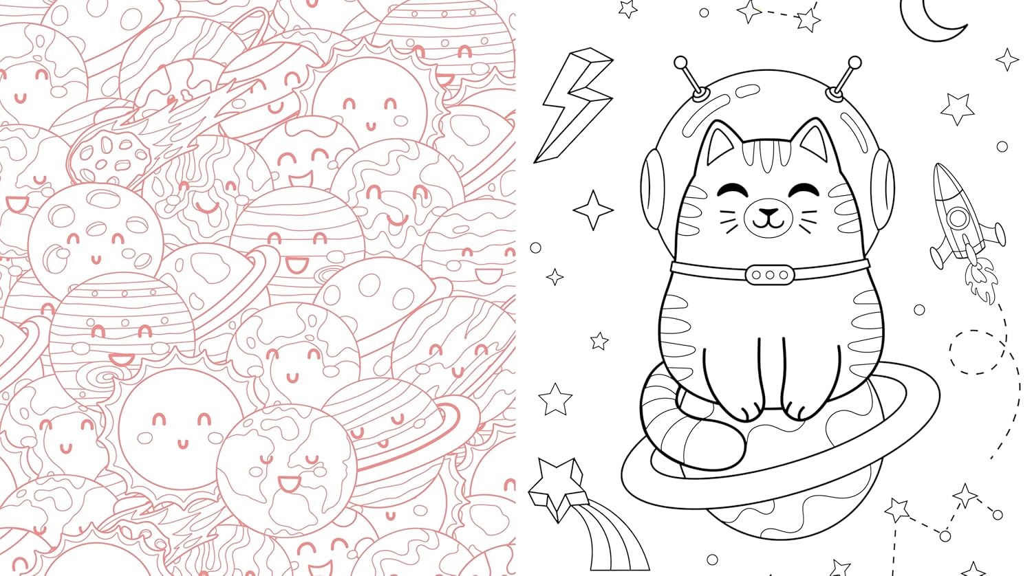 Cosmic Cuties Coloring Book by Chartwell Books 20 9780785848684_2