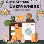 Cute Kittens Everywhere Coloring Book by Chartwell Books 20 9780785848707