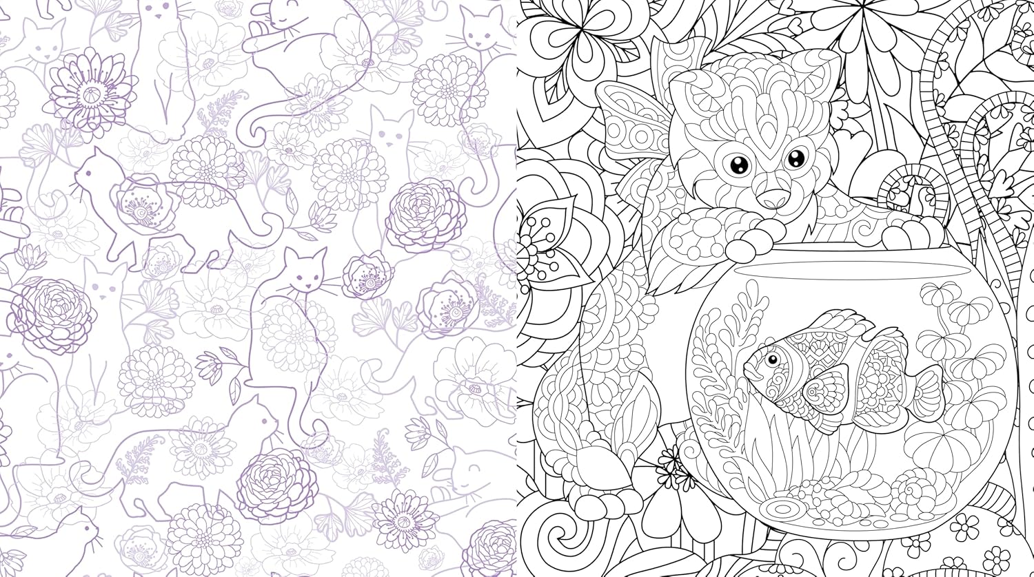 Cute Kittens Everywhere Coloring Book by Chartwell Books 20 9780785848707_2