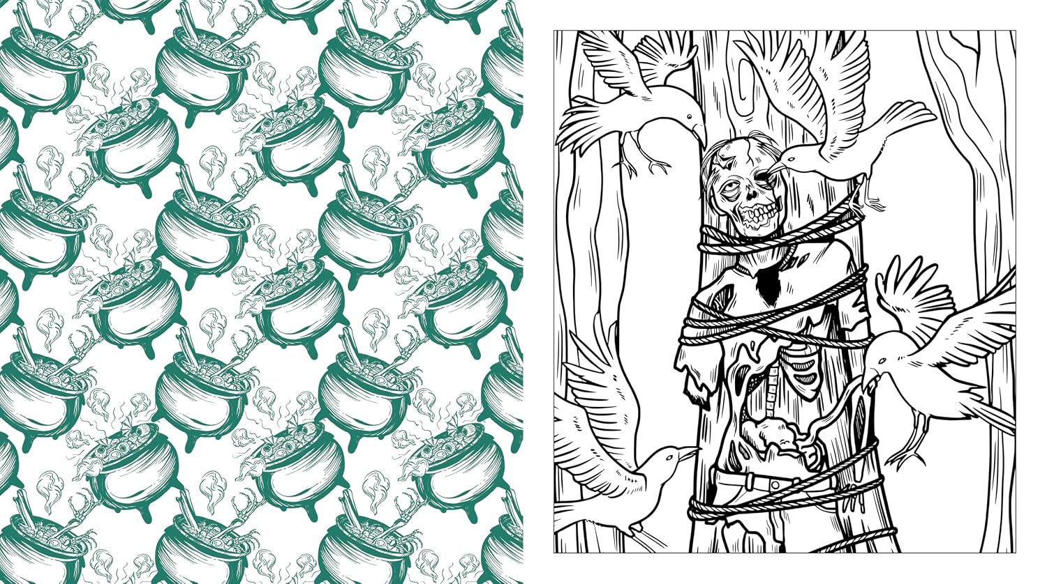Macabre Masterpieces Coloring Book from the Editors of Chartwell books 20 9780785849278_5