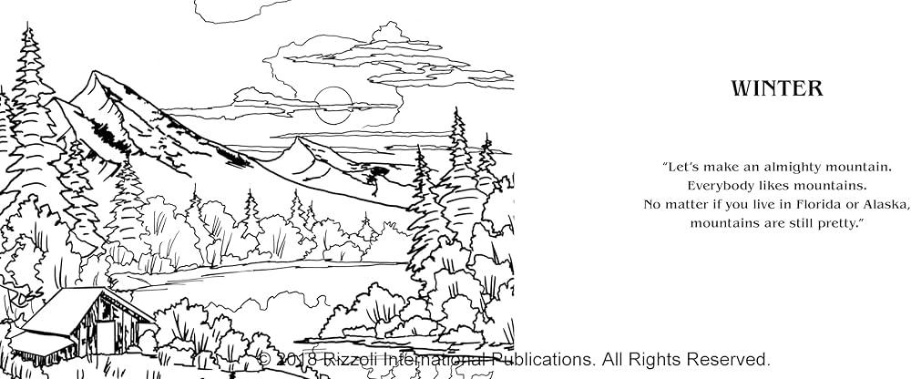 The Official Bob Ross Coloring Book: The Colors Of The Four Seasons 20 9780789336811_8c3b382d-ce2f-4d26-af8b-4999db441432