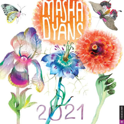 MASHA D'YANS 2021 WALL CALENDAR 9780789338693