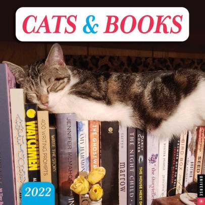 CATS & BOOKS 2022 WALL CALENDAR 9780789340337