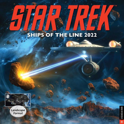 STAR TREK SHIPS OF THE LINE 2022 WALL CALENDAR 9780789340566
