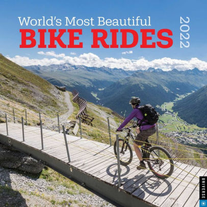 WORLD's MOST BEAUTIFUL BIKE RIDES 2022 WALL CALEND 9780789340726