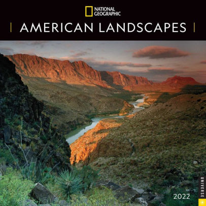 NATIONAL GEOGRAPHIC: AMERICAN LANDSCAPES 2022 WALL 9780789340771