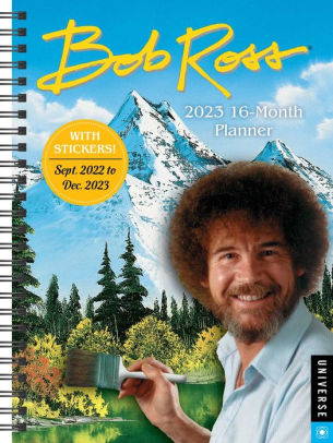Bob Ross 2023 16 Month Planner - Andrews Mcmeel 9780789342096_26889a85-78da-43bf-b00f-84fcf8734ff7