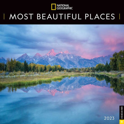 Most Beautiful Places 2023 Wall Calendar Nat Geo - Andrews Mcmeel 9780789342577_8d4ad872-9648-425f-a908-910bd55d26d3