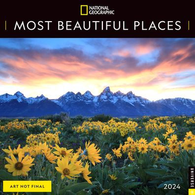 National Geographic: Most Beautiful Places 2024 Wall Calendar - National Geograp 9780789343451_66038392-5e5a-4358-8db5-af0f7ed1ec4b