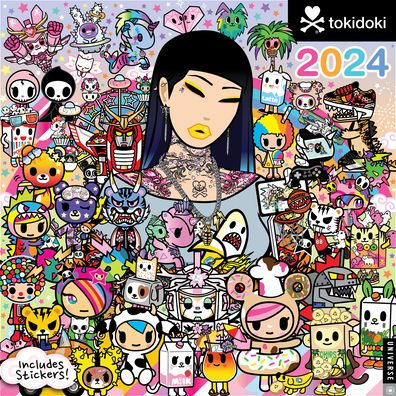 Tokidoki 2024 Wall Calendar (W/ Stickers) - Legno. Simone 9780789343659_83b070a6-7f4f-455c-9c10-998ed66a7be2