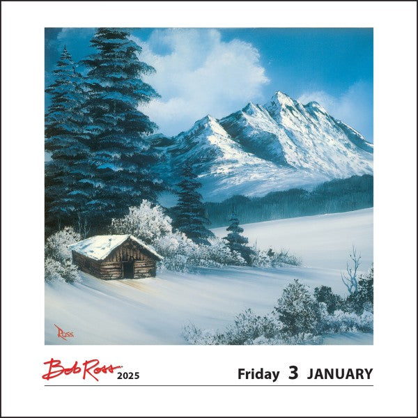 Bob Ross 2025 Day-To-Day Calendar 9780789344502