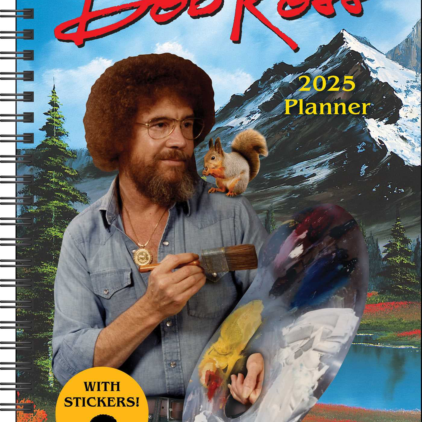 Bob Ross 16-Month 2025 Planner Calendar 9780789344588