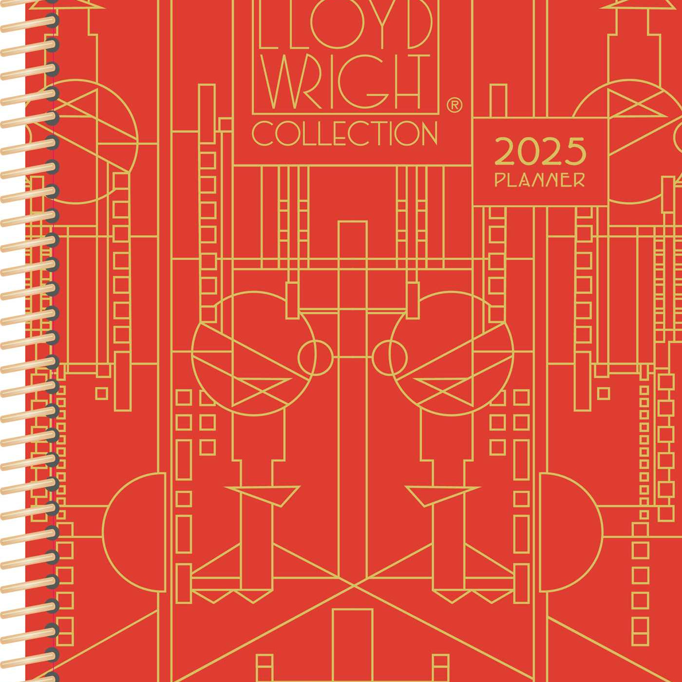 Frank Lloyd Wright 2025 Planner 9780789344601