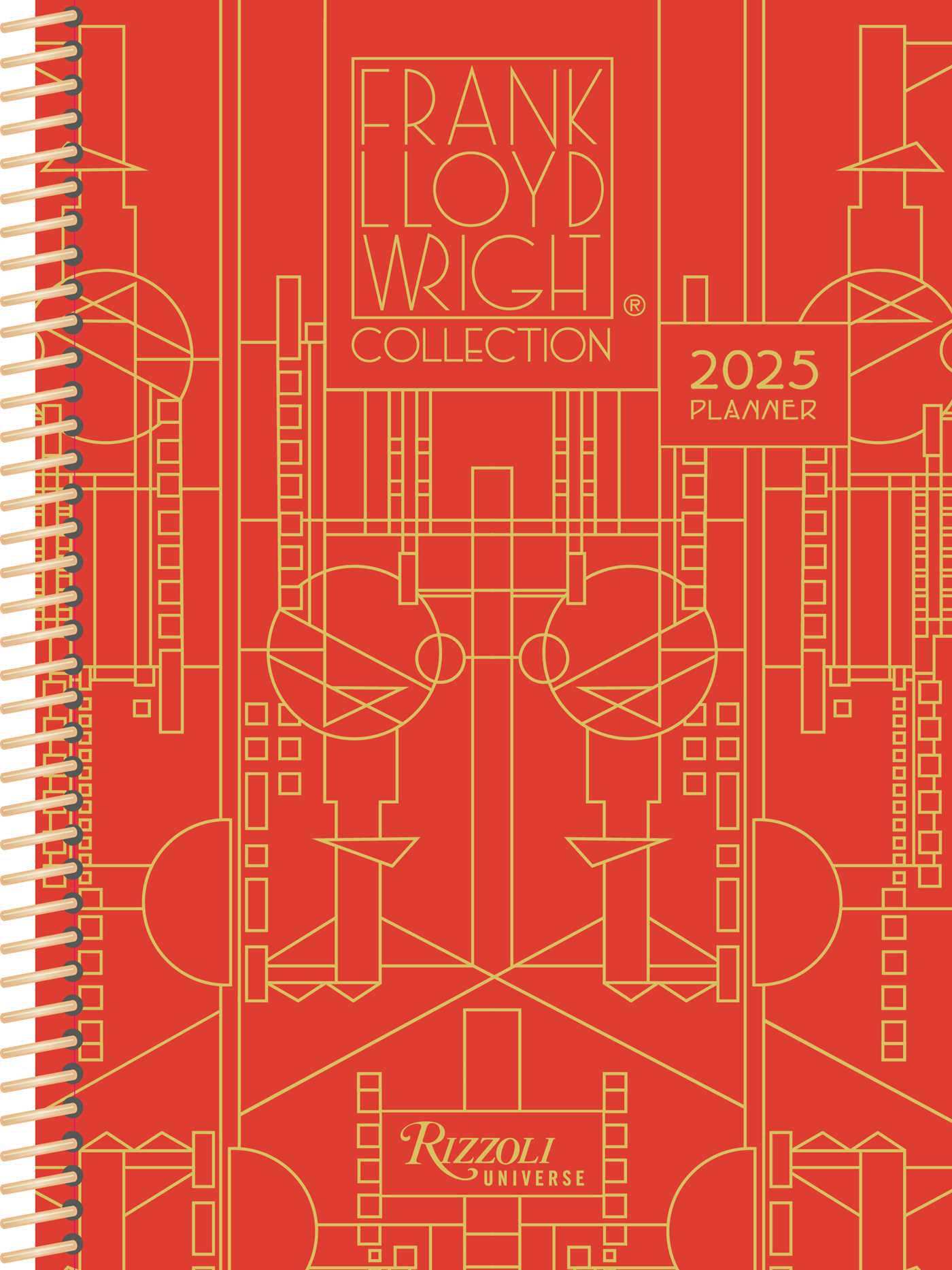 Frank Lloyd Wright 2025 Planner 9780789344601