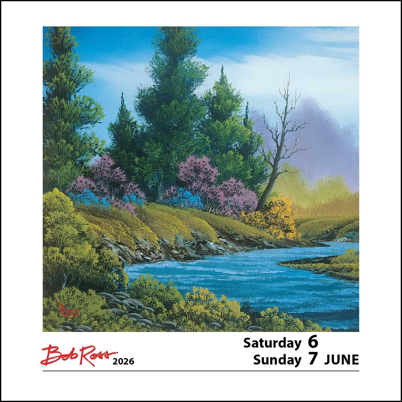 Bob Ross 2026 Day-To-Day Calendar 9780789348012_3