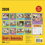 Bob's Burgers 2026 Wall Calendar (Includes Stickers) 9780789348319_1