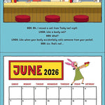 Bob's Burgers 2026 Wall Calendar (Includes Stickers) 9780789348319_3