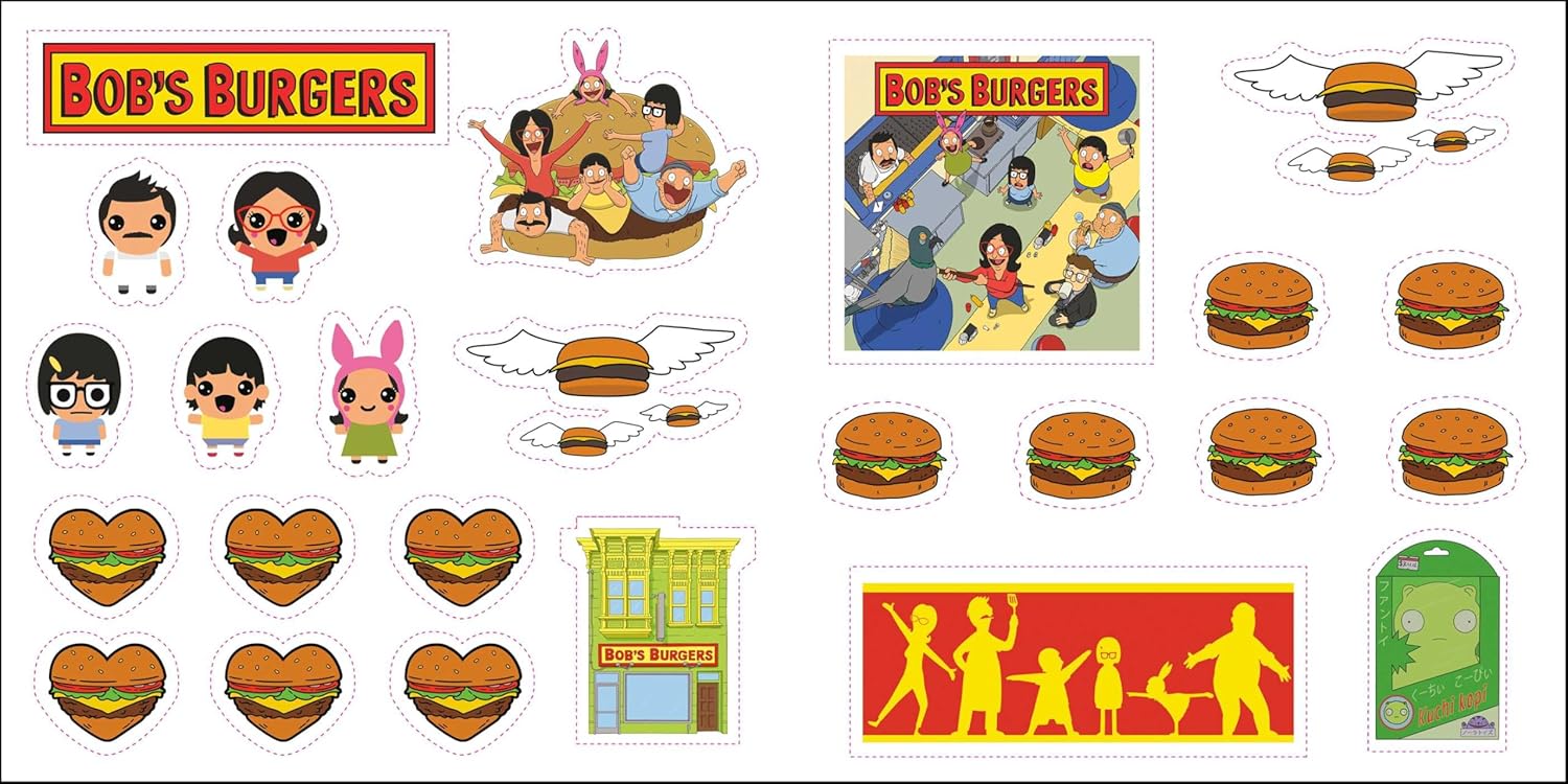 Bob's Burgers 2026 Wall Calendar (Includes Stickers) 9780789348319_5