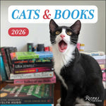 Cats And Books 2026 Wall Calendar 9780789348326