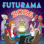 Futurama 2026 Wall Calendar 9780789348395
