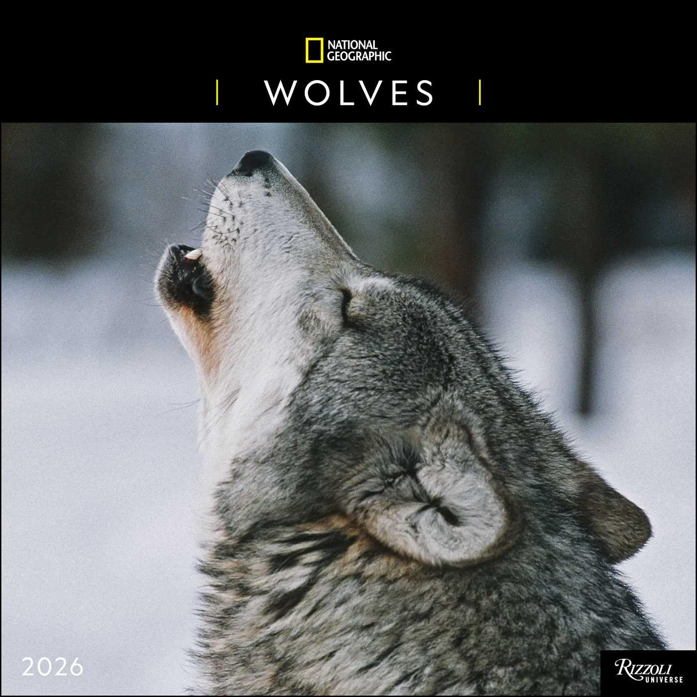 National Geographic: Wolves 2026 Wall Calendar 9780789348517
