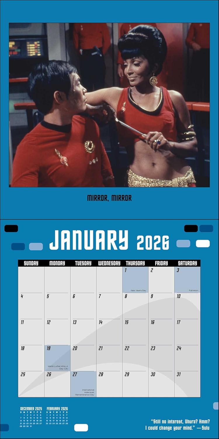 Star Trek 2026 Wall Calendar 9780789348579_2