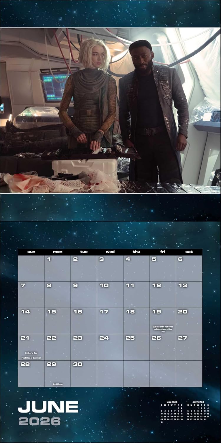 Star Trek: Strange New Worlds 2026 Wall Calendar 9780789348609_3