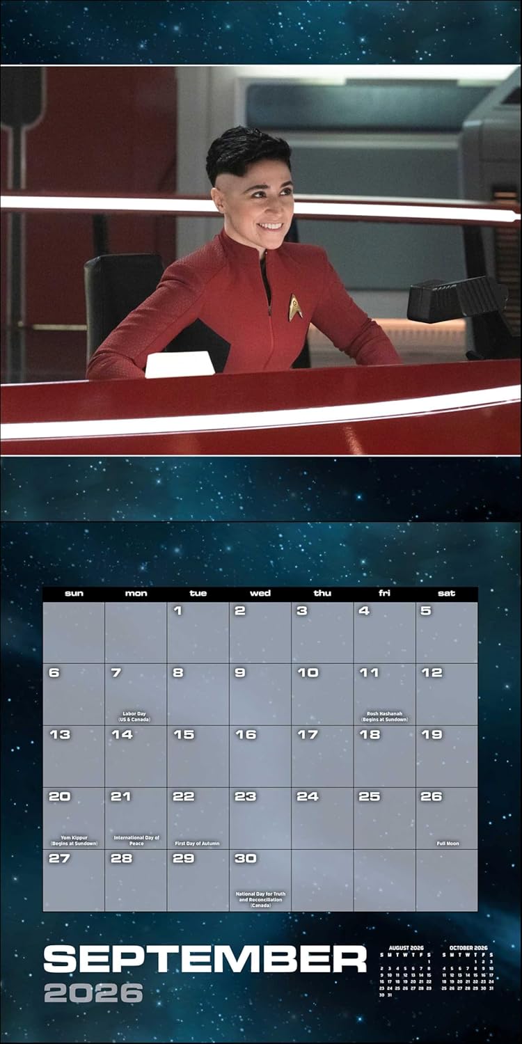 Star Trek: Strange New Worlds 2026 Wall Calendar 9780789348609_4