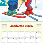 Simpsons 2026 Wall Calendar 9780789348630_2
