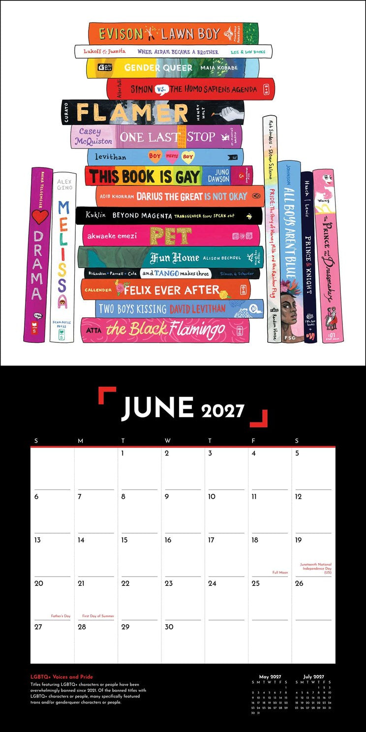 2027 Banned Books Wall Calendar 12x12 20 9780789349293_2