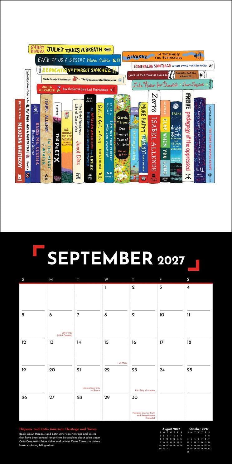 2027 Banned Books Wall Calendar 12x12 20 9780789349293_3