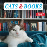 2027 Cats & Books Wall Calendar 12x12 20 9780789349354