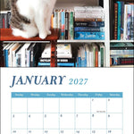 2027 Cats & Books Wall Calendar 12x12 20 9780789349354_1