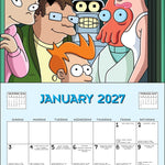 2027 Futurama Wall Calendar 12x12 20 9780789349415_1