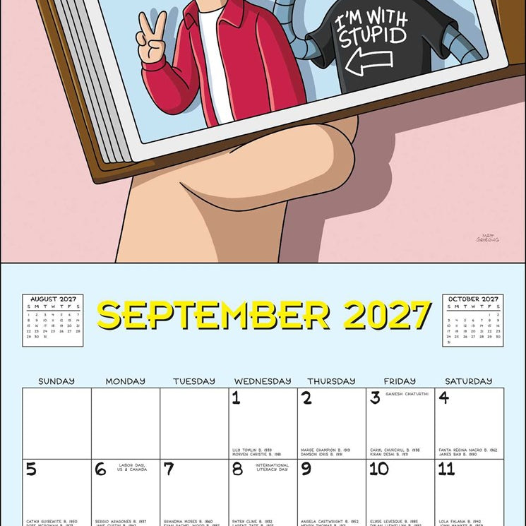 2027 Futurama Wall Calendar 12x12 20 9780789349415_3