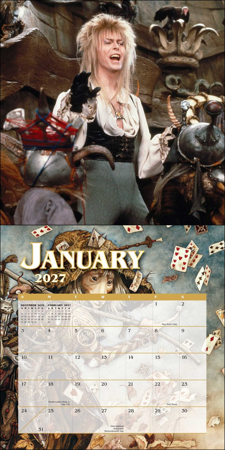 2027 Jim Henson's Labyrinth Wall Calendar 12x12 with Poster 20 9780789349453_1