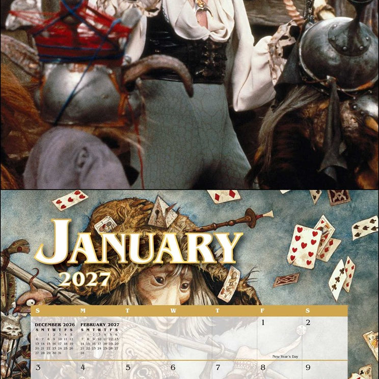 2027 Jim Henson's Labyrinth Wall Calendar 12x12 with Poster 20 9780789349453_1