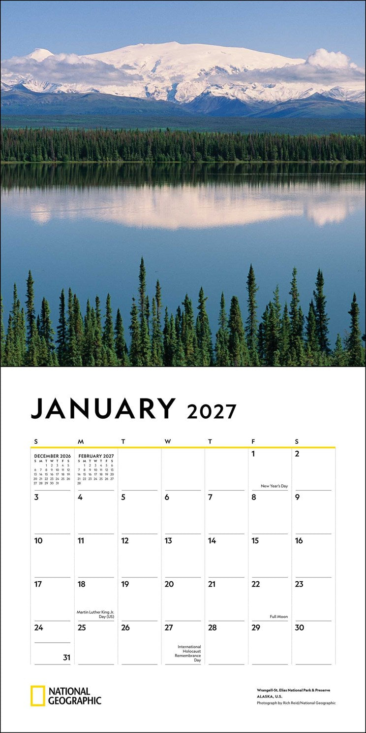 2027 National Geographic American Landscapes Wall Calendar 12x12 20 9780789349484_1
