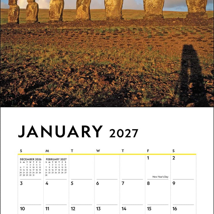2027 National Geographic Journeys of a Lifetime Wall Calendar 12x12 20 9780789349507_1
