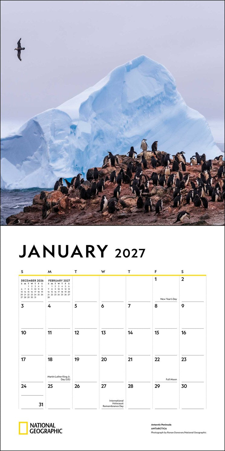 2027 National Geographic Most Beautiful Places Wall Calendar 12x12 20 9780789349514_1