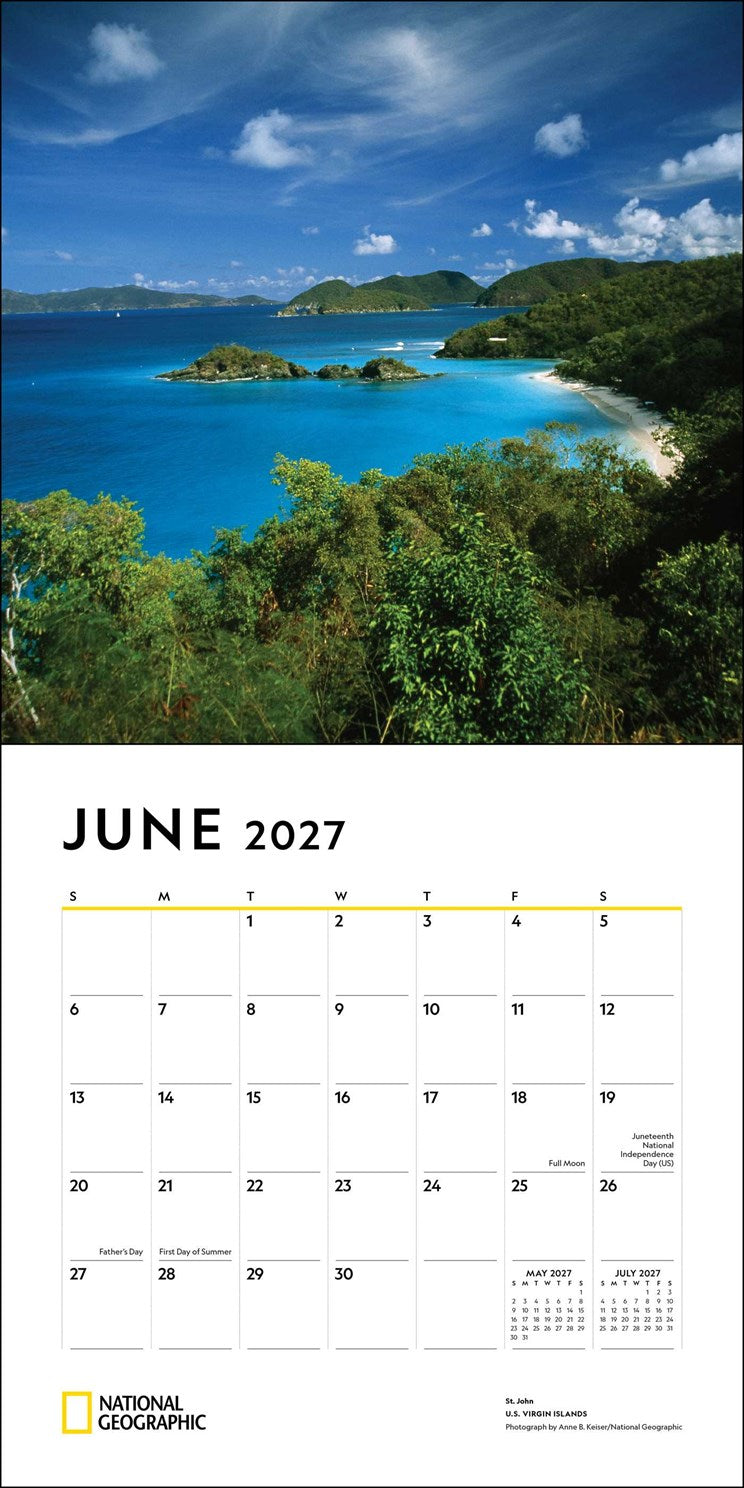 2027 National Geographic Most Beautiful Places Wall Calendar 12x12 20 9780789349514_2