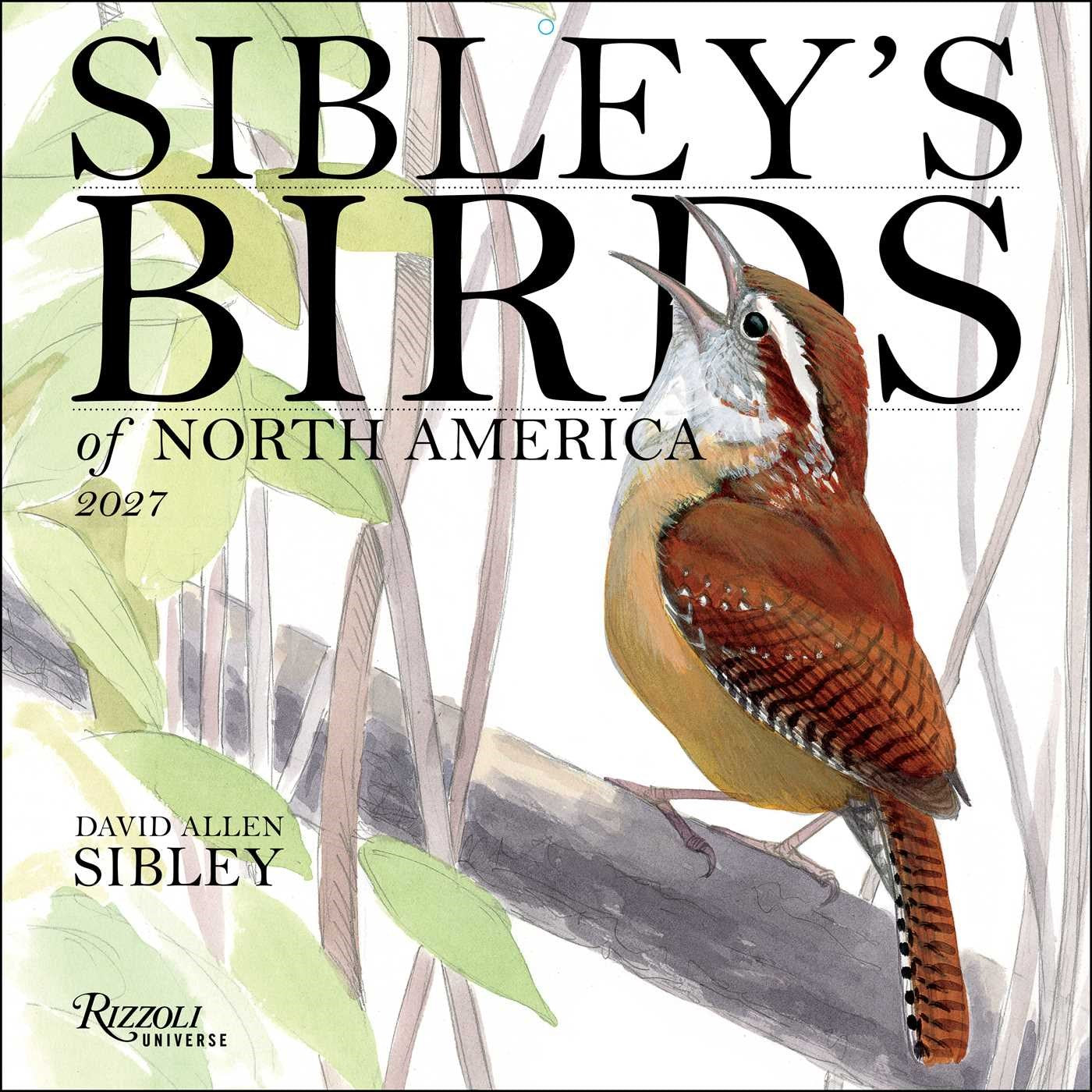 2027 Sibley's Birds of North America Wall Calendar 12x12 20 9780789349576
