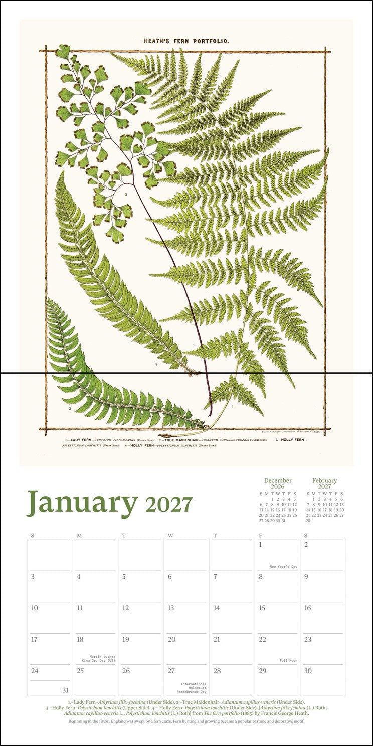 2027 New York Botanical Garden Wall Calendar 12x12 20 9780789349651_1