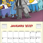 2027 The Simpsons Wall Calendar 12x12 20 9780789349668_2