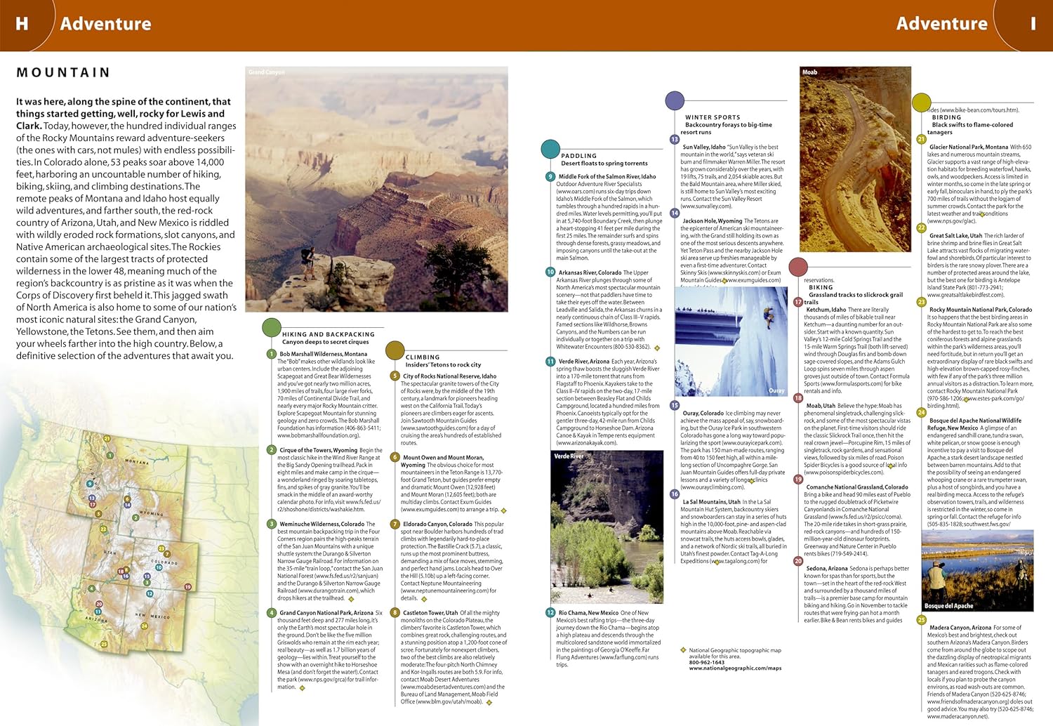 NATIONAL GEOGRAPHIC ROAD ATLAS 2025: ADVENTURE EDITION (US, CANADA, & MEXICO) 9780792289890_1