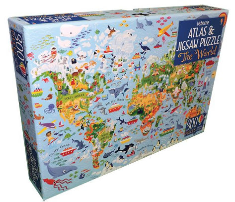 World, The by Atlas & Jigsaw Puzzle (Ir) by Curll. Jana 9780794541934
